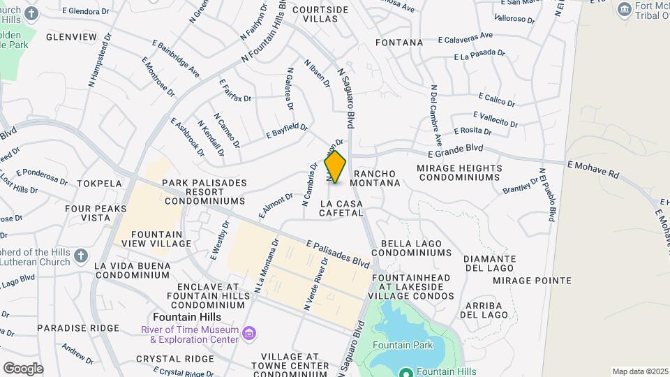 13627 N Hamilton Dr Mapa y Detalles de la Ubicación