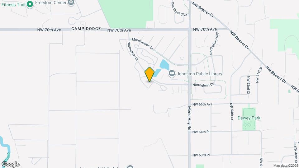 The Ave at Johnston Commons Map and Location Details