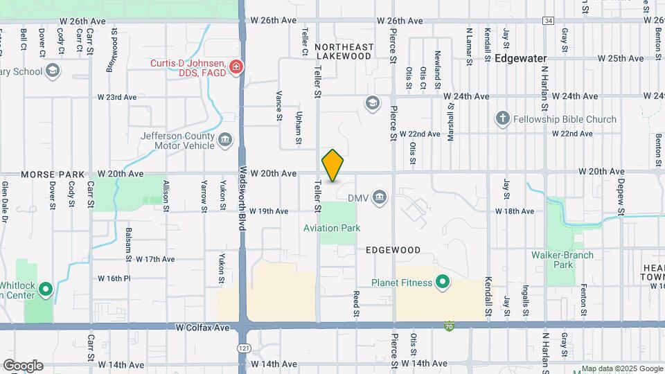 7110 W 20th Ave, Unit 105 Map and Location Details