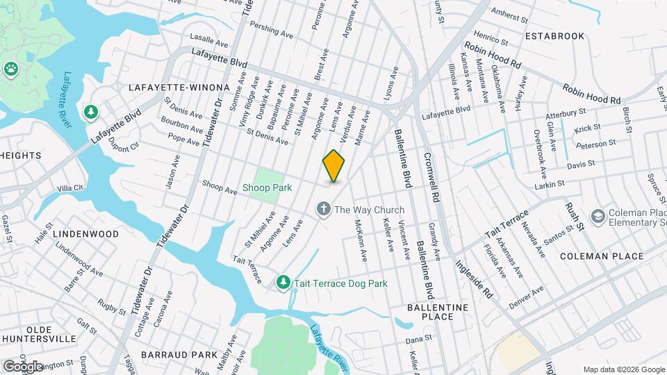 2900 Verdun Ave Map and Location Details