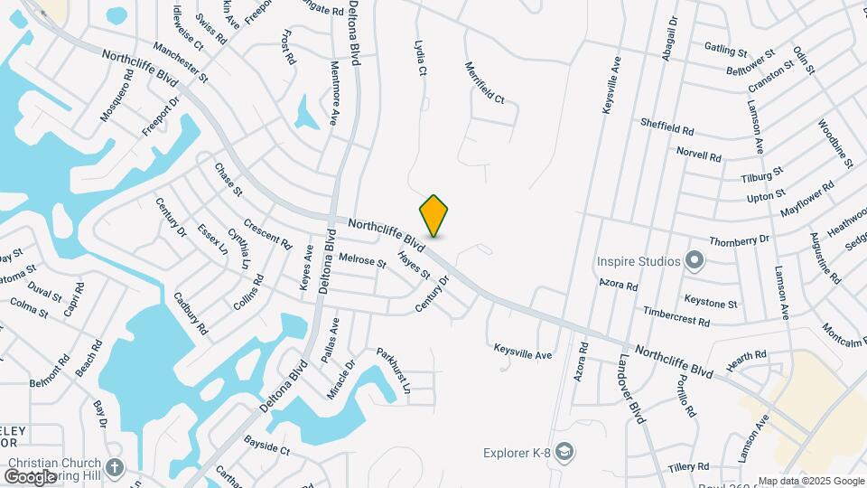 9599 Northcliffe Blvd Map and Location Details