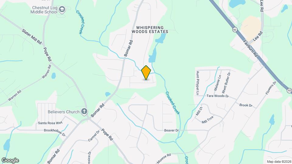 3280 S Whisper Dr Map and Location Details