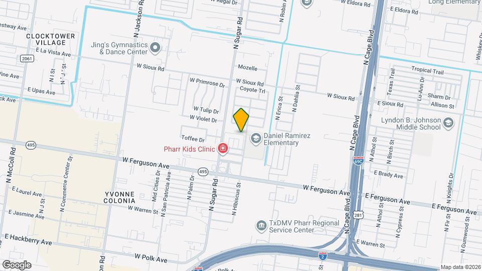 800 Sugar Gdn Dr Map and Location Details