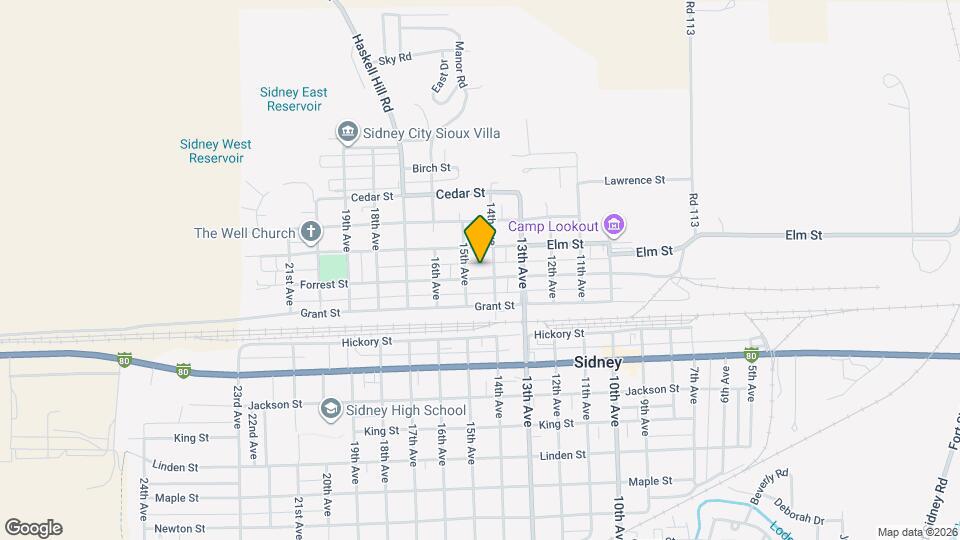 1418 Forrest St, Unit 1418 Map and Location Details