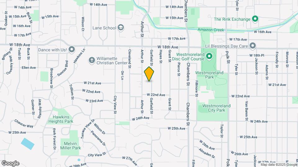 2128 Garfield St Map and Location Details