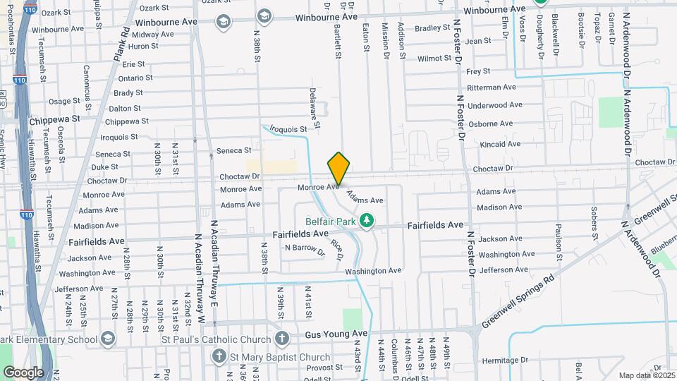 4242 Monroe Ave Map and Location Details