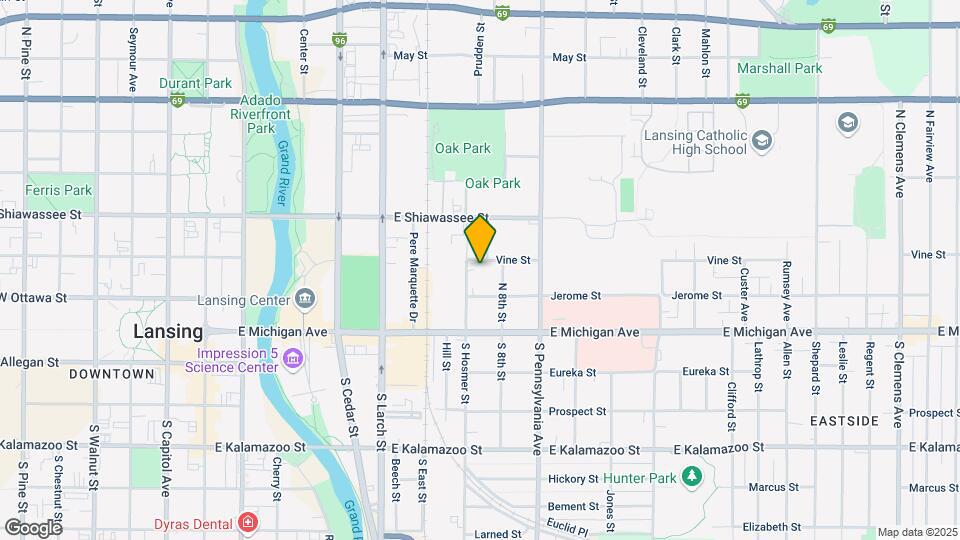 808 Vine St Mapa y Detalles de la Ubicación