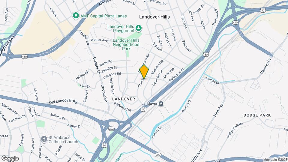 6833 Standish Dr Map and Location Details