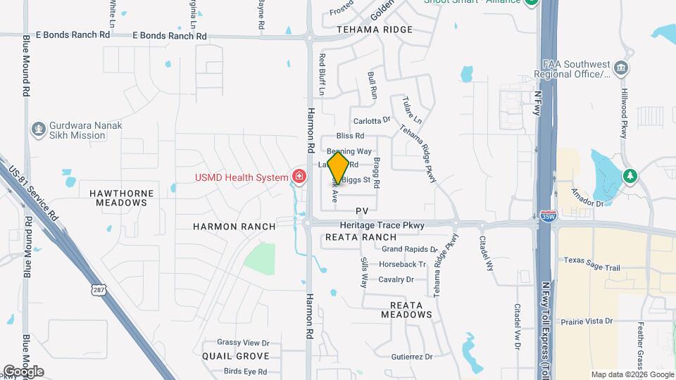 2101 Franks St Map and Location Details