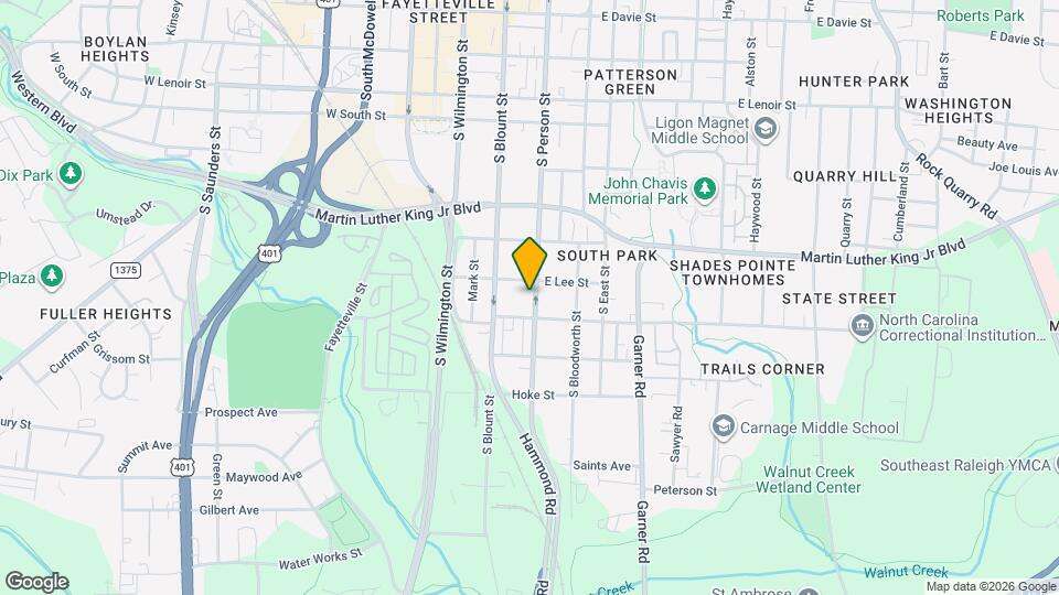 Room in House on S Person St Mapa y Detalles de la Ubicación