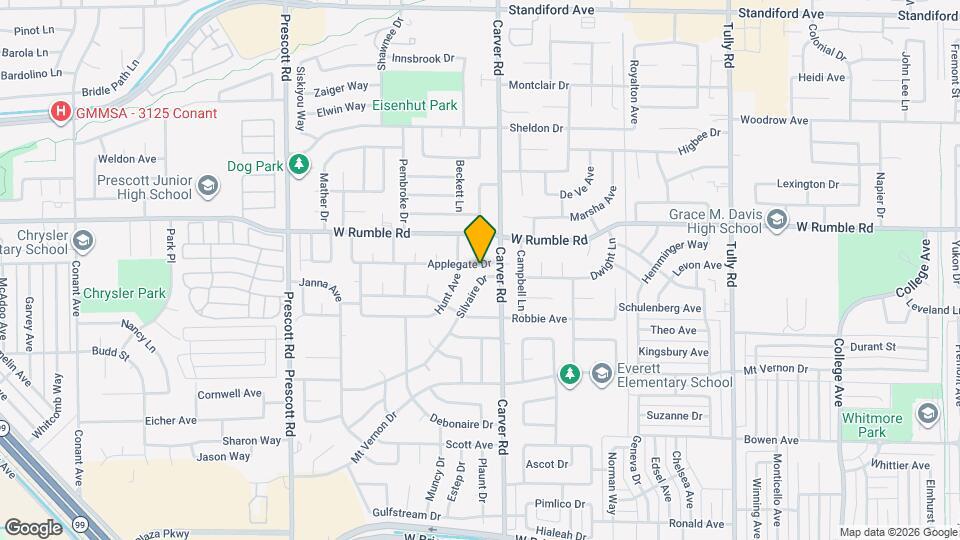 1708 Applegate Dr Map and Location Details