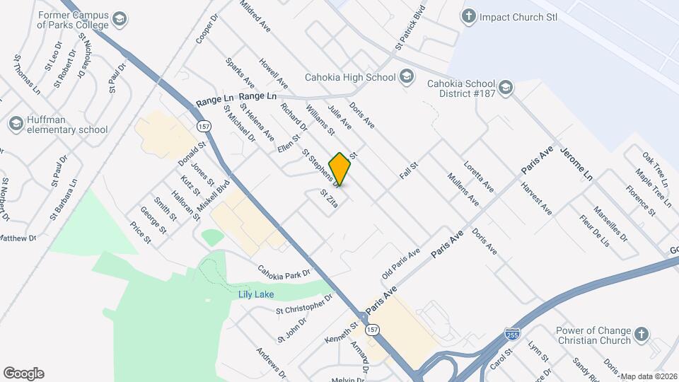 1308 St Stephens Dr Mapa y Detalles de la Ubicación