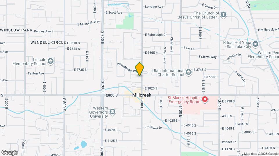 886 Maple Crest Ct Map and Location Details