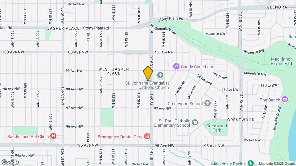 9828 149 St NW Map and Location Details