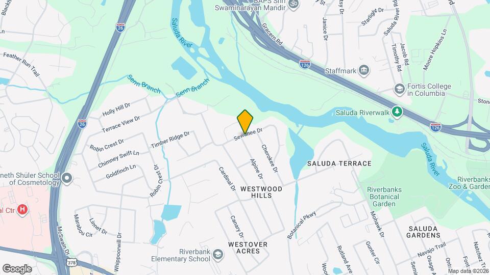 1524 Alpine Dr Map and Location Details