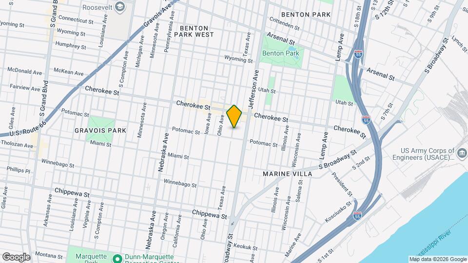 3446 Texas Ave Mapa y Detalles de la Ubicación