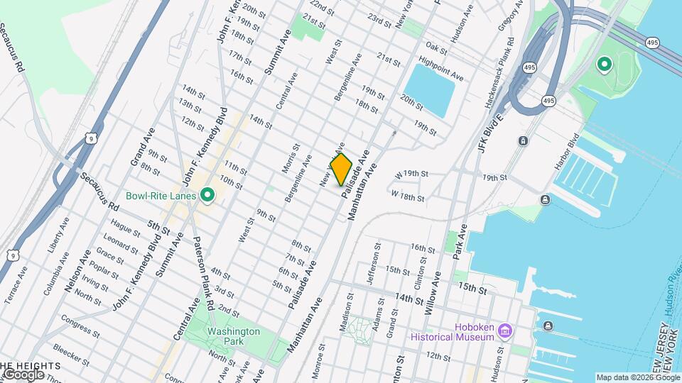 1209 Palisade Ave Map and Location Details