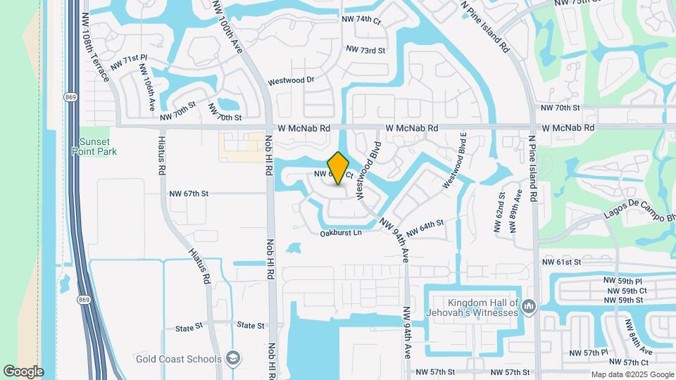 9608 NW 67th St Map and Location Details