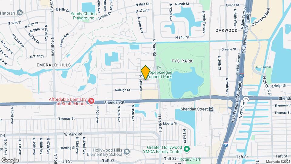 3331 Farragut St Map and Location Details
