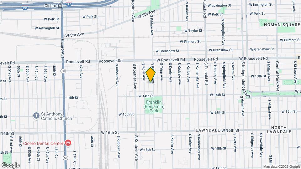 1318 S Kildare Ave Map and Location Details