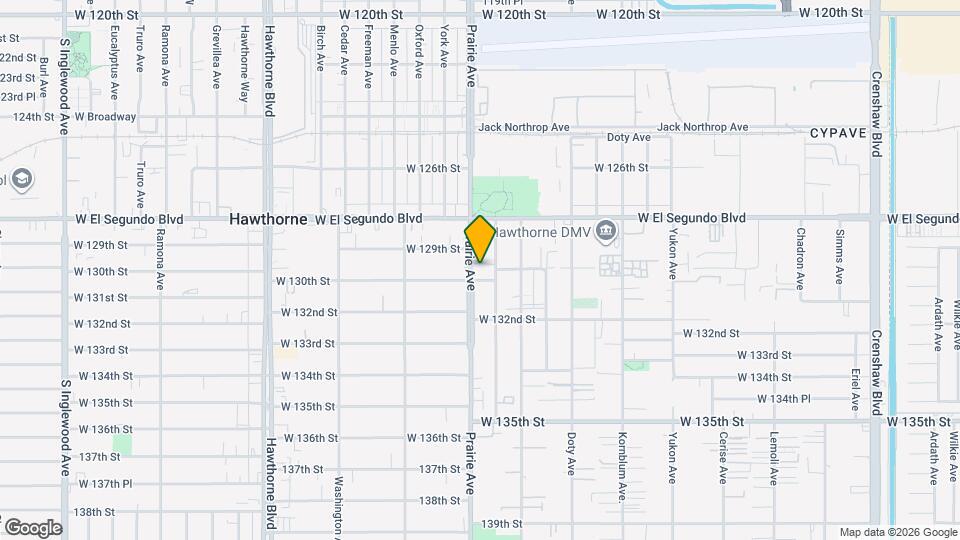 12940 S Prairie Ave, Unit C Map and Location Details