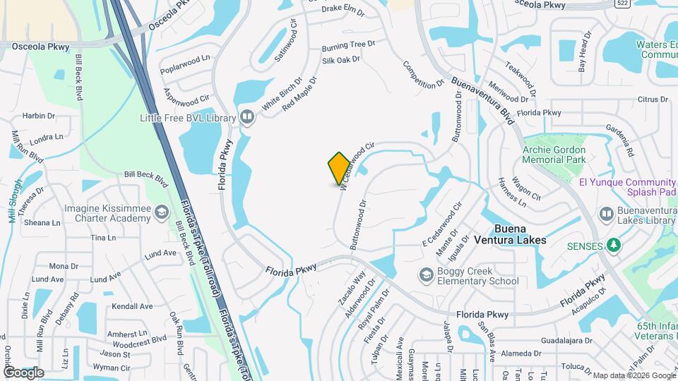 136 W Cedarwood Cir Map and Location Details