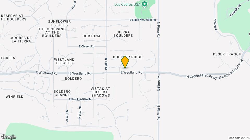 8535 E Preserve Way Map and Location Details