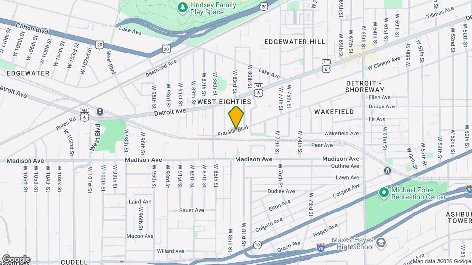 8205 Franklin Blvd, Unit 6 Mapa y Detalles de la Ubicación