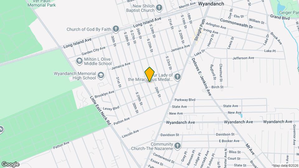 39 S 27th St, Unit Basement Apartment Map and Location Details