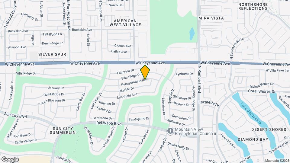 8729 Pennystone Ave Mapa y Detalles de la Ubicación