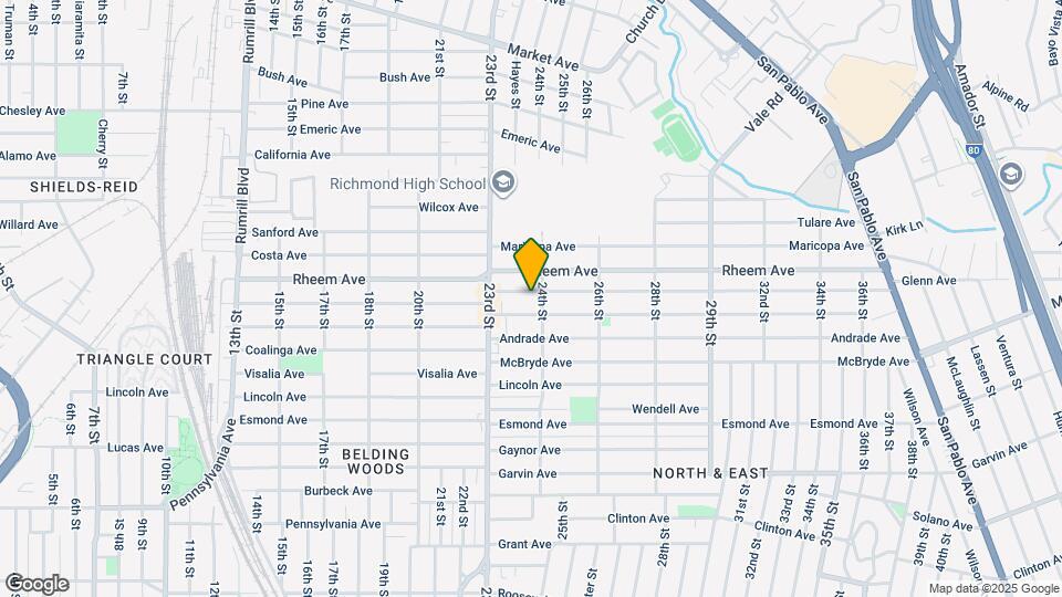 2370 Lowell Ave Map and Location Details