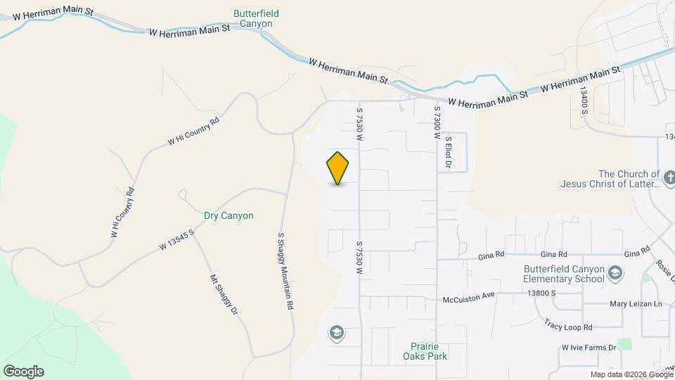 13504 S 7530 W Map and Location Details