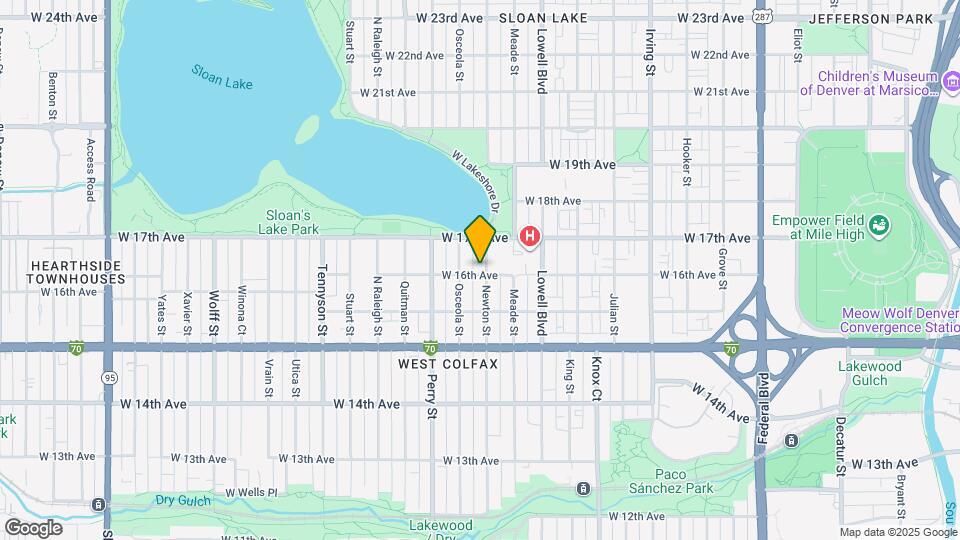 1605-1607 Newtown St Map and Location Details