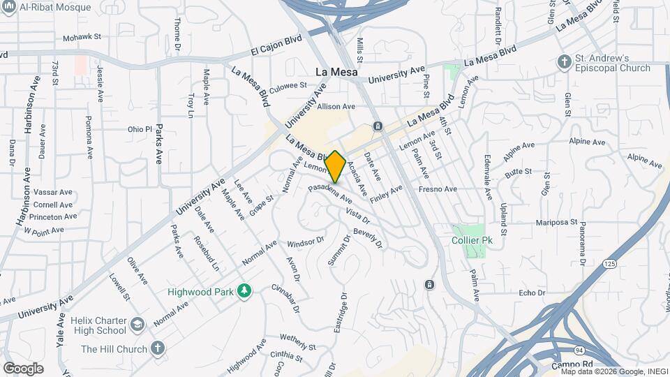 8115 Fairview Ave Map and Location Details