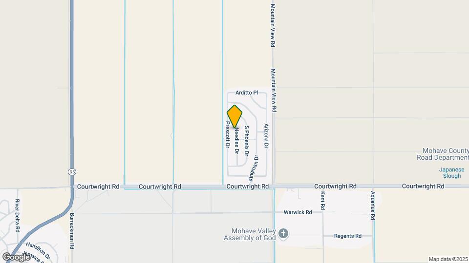 9863 Needles Dr Mapa y Detalles de la Ubicación