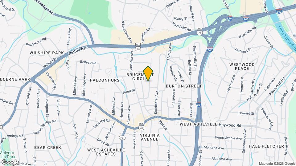 74 Brucemont Cir Map and Location Details