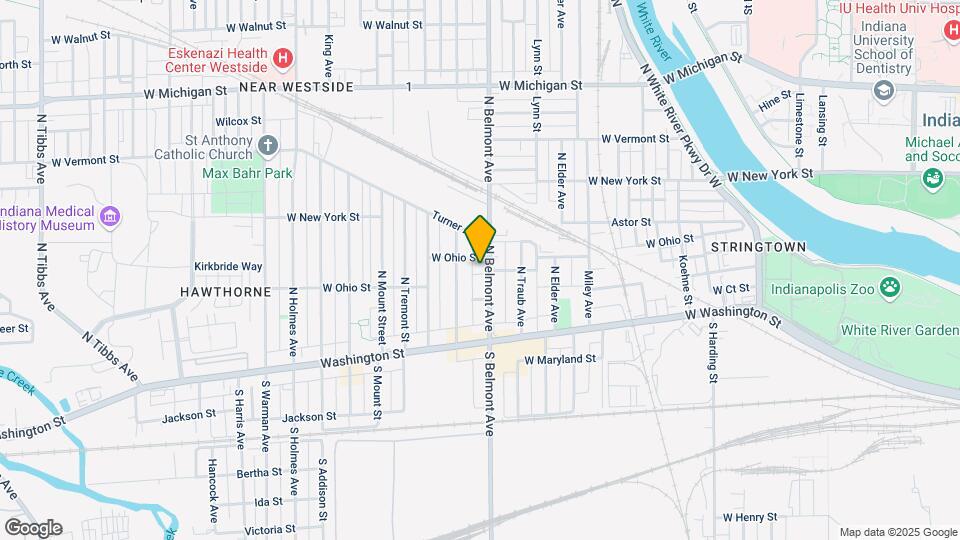 132 N Belmont Ave Map and Location Details
