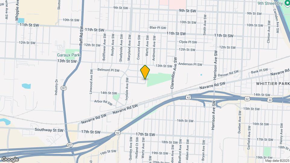 1363 Wertz Ave SW Map and Location Details