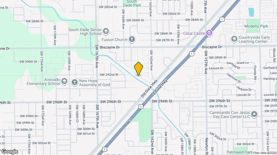 29228 SW 163rd Ct Map and Location Details