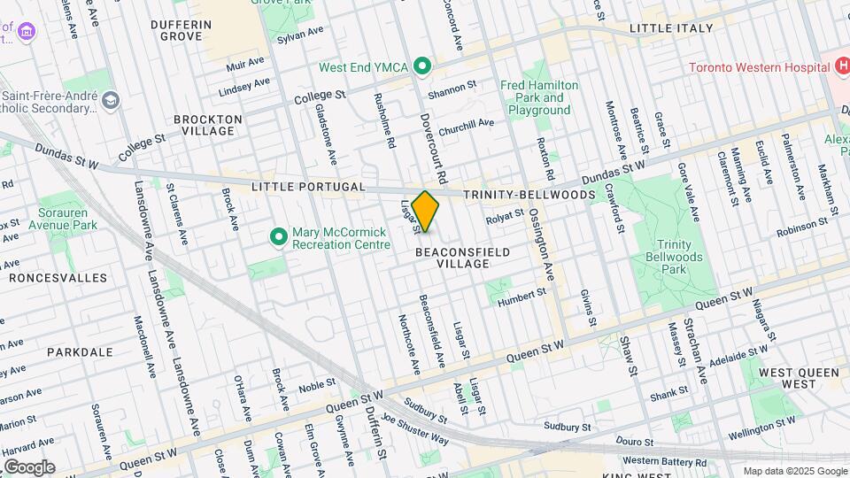 247 Lisgar St Map and Location Details
