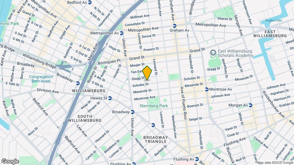390 Lorimer St Mapa y Detalles de la Ubicación