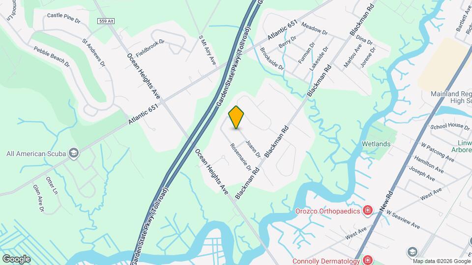 305 Joann Dr Map and Location Details