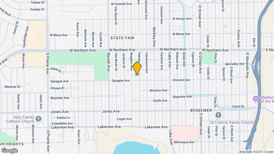1523 Palmer Ave Map and Location Details