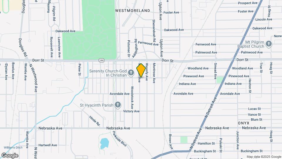 1026 Marmion Ave Map and Location Details