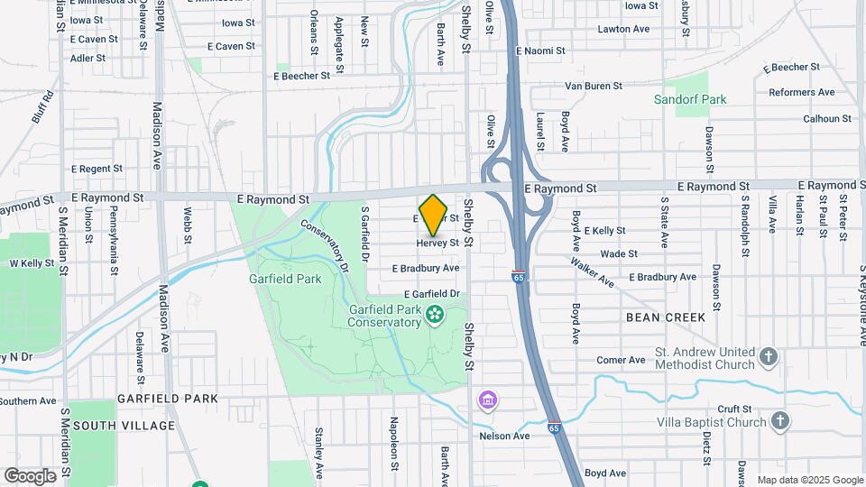 1021 Hervey St Map and Location Details