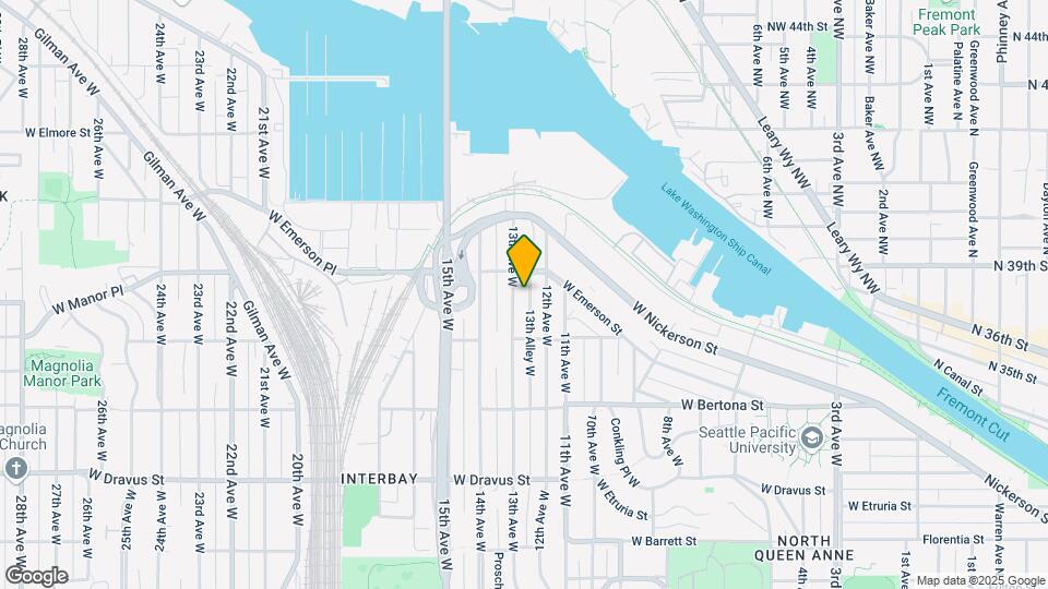 3640 13th Ave W Map and Location Details