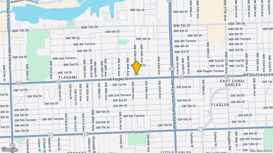 4465 W Flagler St Map and Location Details
