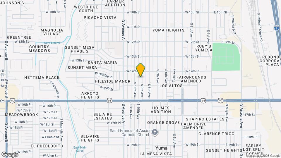1422 S 9th Ave Map and Location Details