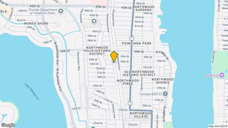 3402 Greenwood Ave Map and Location Details