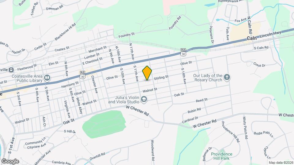 1136 Stirling St Map and Location Details